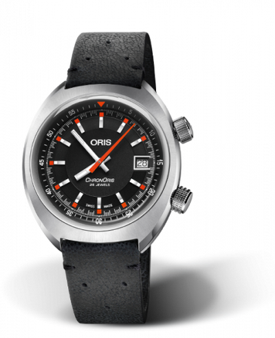 Watch Winder for watch Oris Chronoris Chronoris Date / Black / Black Leather