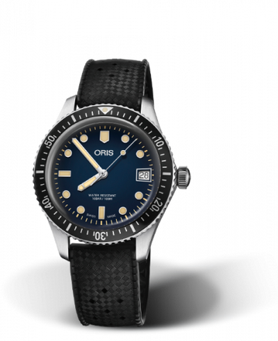 Watch Winder for watch Oris Divers 65 Divers Sixty-Five 36 Stainless Steel / Blue / Rubber