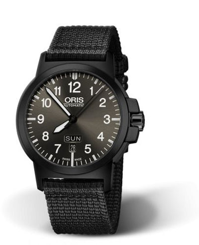 Watch Winder for watch Oris BC3 BC3 Advanced Day Date DLC / Black / Fabric