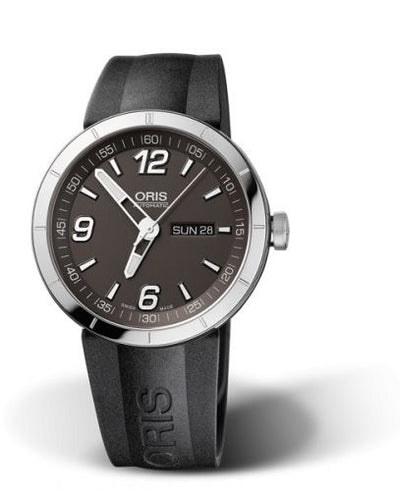 Watch Winder for watch Oris TT1 TT1 Day Date Stainless Steel / Grey / Rubber