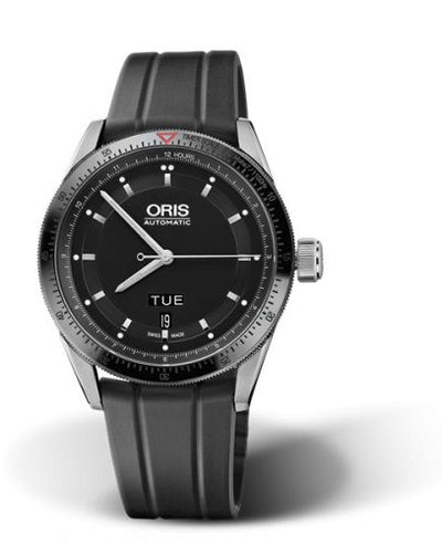 Watch Winder for watch Oris Artix GT Artix GT Day Date Stainless Steel - Ceramic / Black / Rubber
