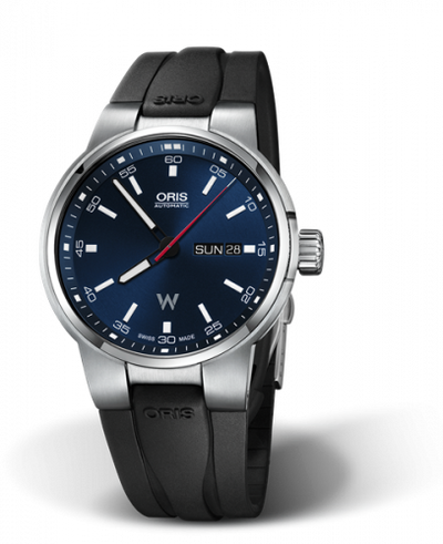 Watch Winder for watch Oris Williams Williams Day Date 42 Stainless Steel / Blue / Rubber