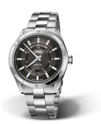 Watch Winder for watch Oris Artix GT Artix GT Day Date Stainless Steel / Grey / Bracelet