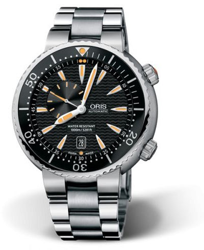 Watch Winder for watch Oris Divers Divers Small Second - Date Stainless Steel / Black / Bracelet