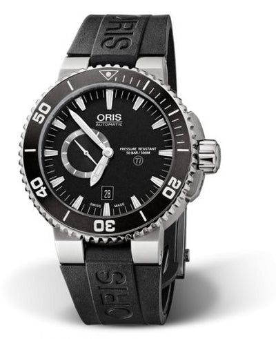 Watch Winder for watch Oris Aquis Aquis Titan Small Second - Date Titanium / Black / Rubber