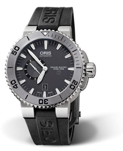 Watch Winder for watch Oris Aquis Aquis Titan Small Second - Date Titanium / Grey / Rubber
