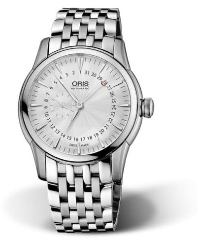 Watch Winder for watch Oris Artelier Artelier Small Second Pointer Day 42 Stainless Steel / Silver / Bracelet