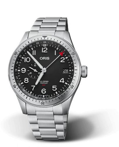 Watch Winder for watch Oris ProPilot Big Crown ProPilot Timer GMT Stainless Steel / Black / Bracelet