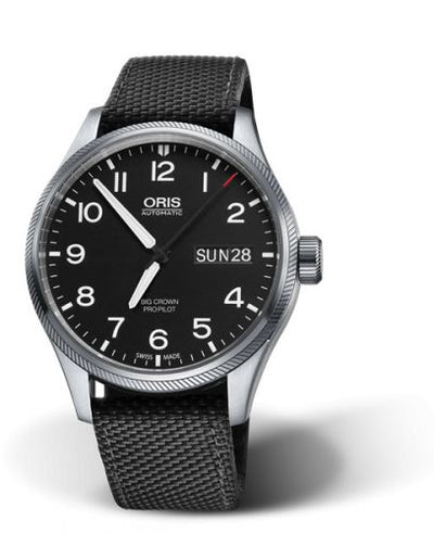 Watch Winder for watch Oris ProPilot Big Crown ProPilot Big Day Date Stainless Steel / Black