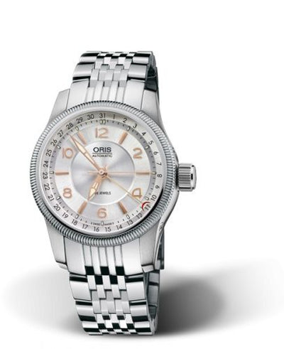 Watch Winder for watch Oris Big Crown Big Crown Pointer Date 40 Stainless Steel / Silver / Bracelet