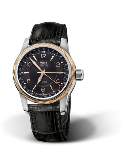 Watch Winder for watch Oris Big Crown Big Crown Pointer Date 40 Stainless Steel - Rose Gold / Black