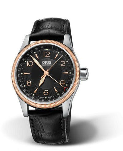 Watch Winder for watch Oris Big Crown Big Crown Pointer Date 40 Stainless Steel - Rose Gold / Black