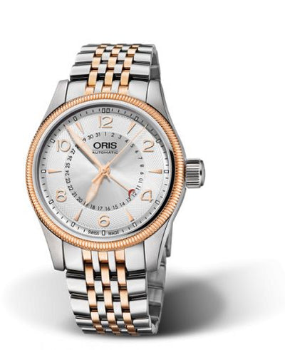 Watch Winder for watch Oris Big Crown Big Crown Pointer Date 40 Stainless Steel - Rose Gold / Silver / Bracelet