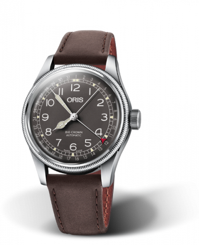 Watch Winder for watch Oris Big Crown Big Crown Pointer Date 40 Stainless Steel / Black / Strap