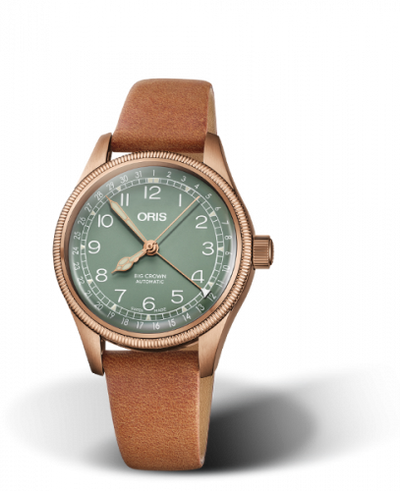 Watch Winder for watch Oris Big Crown Big Crown Pointer Date 36 Bronze / Green / Strap
