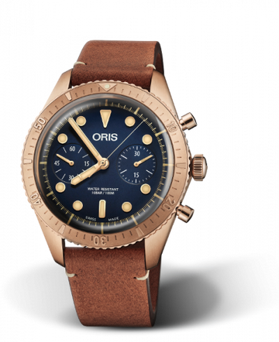 Watch Winder for watch Oris Divers 65 Divers Sixty-Five 43 Chronograph Bronze / Blue / Carl Brashear Limited Edition