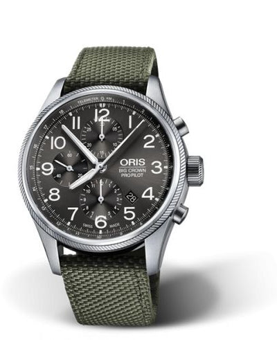 Watch Winder for watch Oris ProPilot Big Crown ProPilot Chronograph Stainless Steel / Grey