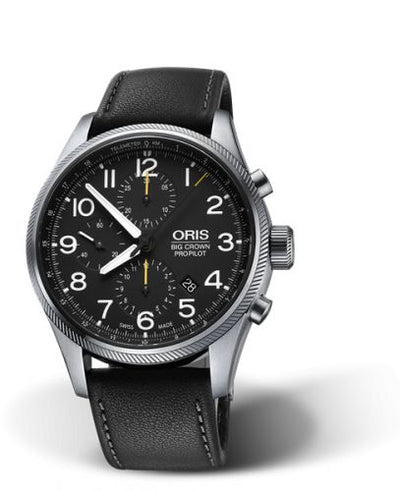 Watch Winder for watch Oris ProPilot Big Crown ProPilot Chronograph Stainless Steel / Black