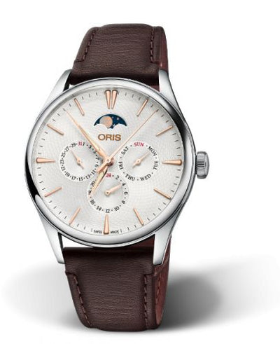 Watch Winder for watch Oris Artelier Artelier Complication 40 Stainless Steel / Silver