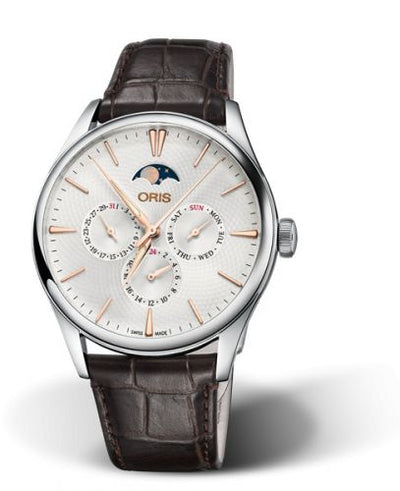 Watch Winder for watch Oris Artelier Artelier Complication 40 Stainless Steel / Silver