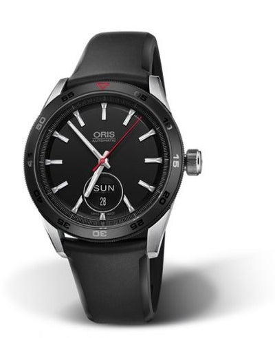 Watch Winder for watch Oris Artix GT Artix GT Day Date Stainless Steel - Ceramic / Black