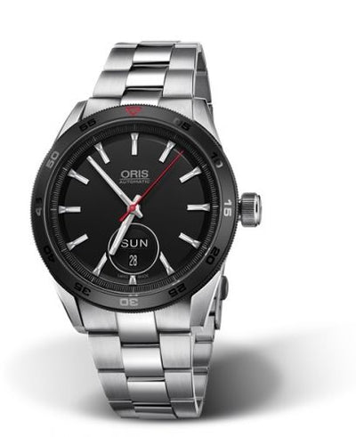 Watch Winder for watch Oris Artix GT Artix GT Day Date Stainless Steel - Ceramic / Black / Bracelet