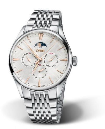 Watch Winder for watch Oris Artelier Artelier Complication 40 Stainless Steel / Silver / Bracelet