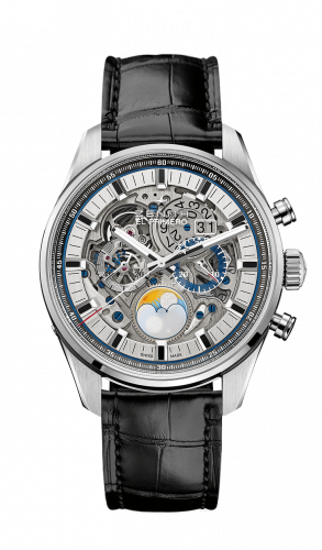 Remontoir à montres pour montre Zenith El Primero El Primero Chronomaster Grande Date Full Open Stainless Steel / Alligator