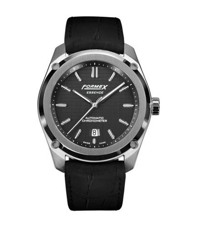 Remontoir à montres pour montre Formex Essence Essence Automatic Chronometer Noire / Croco
