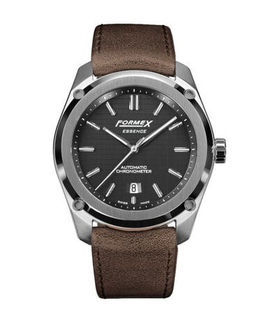 Remontoir à montres pour montre Formex Essence Essence Automatic Chronometer Noire / Calf