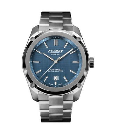 Remontoir à montres pour montre Formex Essence Essence Automatic Chronometer Bleu / Bracelet