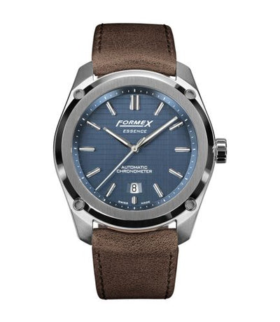 Remontoir à montres pour montre Formex Essence Essence Automatic Chronometer Bleu / Calf