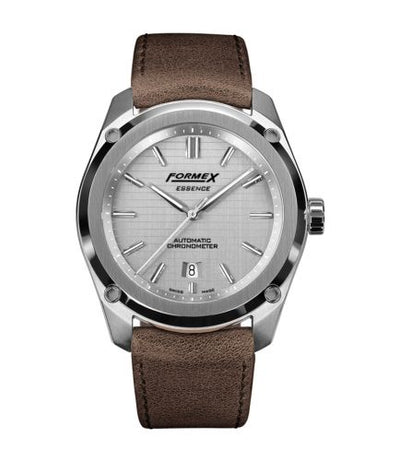 Remontoir à montres pour montre Formex Essence Essence Automatic Chronometer Argent / Calf