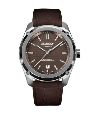Remontoir à montres pour montre Formex Essence Essence Automatic Chronometer Marron / Croco