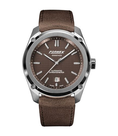Remontoir à montres pour montre Formex Essence Essence Automatic Chronometer Marron / Calf