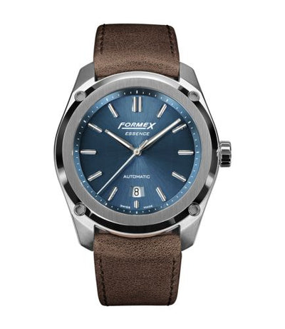 Remontoir à montres pour montre Formex Essence Essence Automatic Bleu / Calf