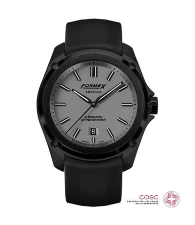 Remontoir à montres pour montre Formex Essence Essence Leggera Automatic Chronometer Cool Gris / Rubber