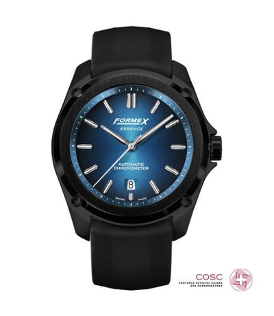 Remontoir à montres pour montre Formex Essence Essence Leggera Automatic Chronometer Electric Bleu / Rubber