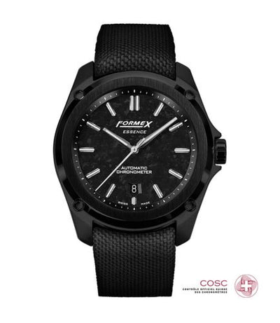 Remontoir à montres pour montre Formex Essence Essence Leggera Automatic Chronometer Forged Carbon / Nylon