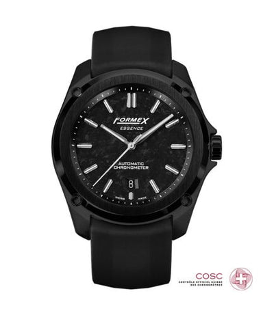 Remontoir à montres pour montre Formex Essence Essence Leggera Automatic Chronometer Forged Carbon / Rubber
