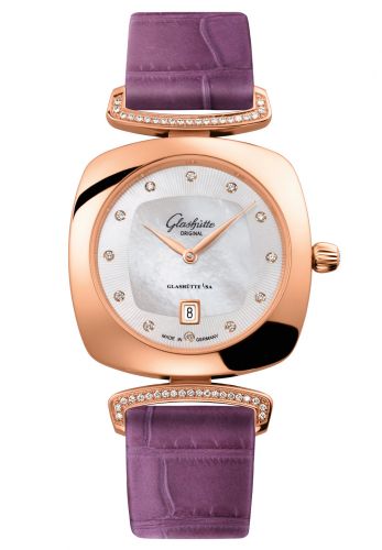 Uhrenbeweger für Uhr Glashütte Original Pavonina Pavonina Date Red Gold / Diamond / MOP / Alligator