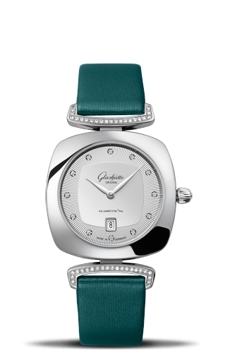 Uhrenbeweger für Uhr Glashütte Original Pavonina Pavonina Date Stainless Steel / Diamond / Silver / Calf