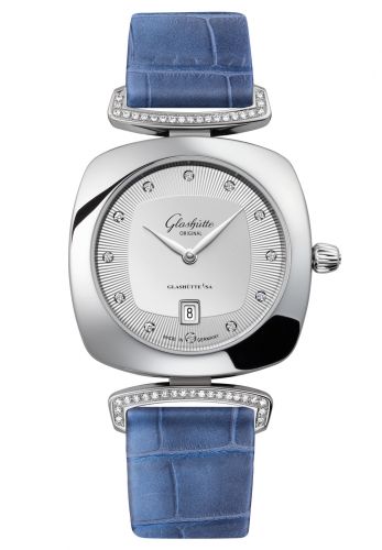 Uhrenbeweger für Uhr Glashütte Original Pavonina Pavonina Date Stainless Steel / Diamond / Silver / Alligator