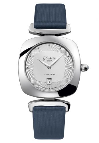 Uhrenbeweger für Uhr Glashütte Original Pavonina Pavonina Date Stainless Steel / Silver / Calf / Pin
