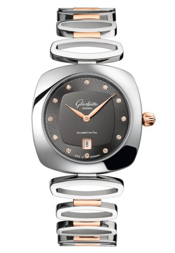 Uhrenbeweger für Uhr Glashütte Original Pavonina Pavonina Date Stainless Steel / Red Gold / Grey / Bracelet