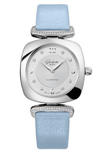 Uhrenbeweger für Uhr Glashütte Original Pavonina Pavonina Stainless Steel / Diamond  / Silver / Calf