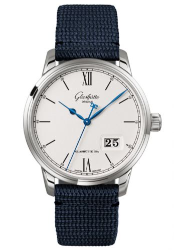 Uhrenbeweger für Uhr Glashütte Original Senator Senator Excellence Panorama Date Stainless Steel / Silver / Alligator / Synthetic