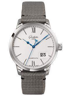Uhrenbeweger für Uhr Glashütte Original Senator Senator Excellence Panorama Date Stainless Steel / Silver / Alligator / Synthetic