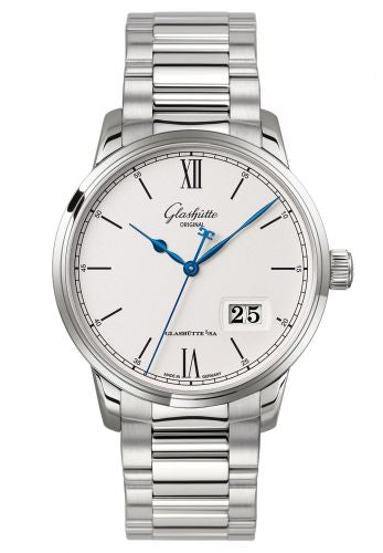 Uhrenbeweger für Uhr Glashütte Original Senator Senator Excellence Panorama Date Stainless Steel / Silver / Bracelet