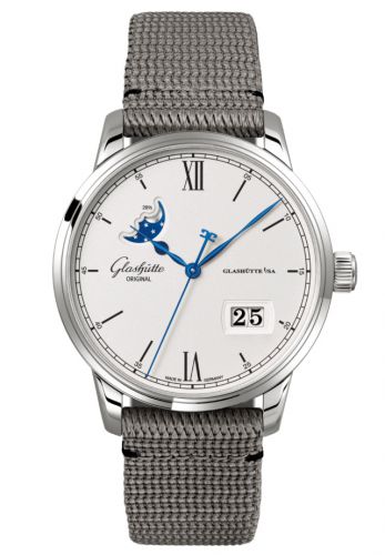 Uhrenbeweger für Uhr Glashütte Original Senator Senator Excellence Panorama Date Moonphase Stainless Steel / Silver / Synthetic